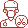 Liver Care Center – Dr. Muhammad Zakria (Liver Specialist in Lahore) Surgeon icon with percentage symbol