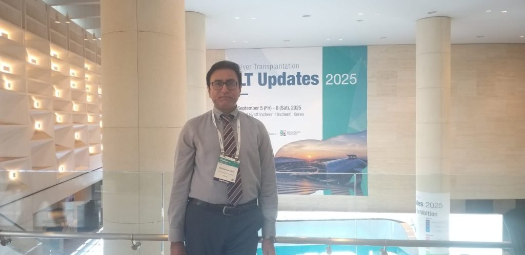 Doctor at Liver Transplantation LT Updates 2025 conference