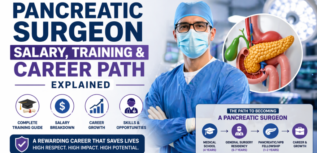 “Pancreatic surgeon salary training and career path explained”