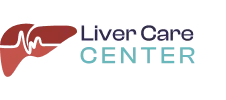 Liver Care Center logo with hepatobiliary and pancreas specialist
